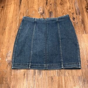 FREE PEOPLE DENIM MINI SKIRT